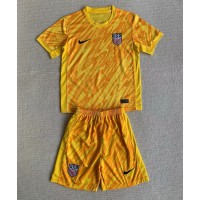 Dětský fotbalový dres Spojené Státy Brankářské Copa America 2024 Domácí Krátký Rukáv (+ trenýrky)